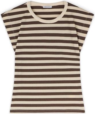Motivi Dames, Tops, Beige, Maat: XS Katoen