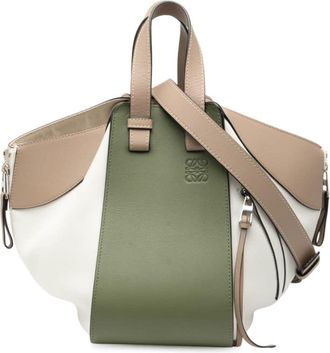 Loewe Pre-owned Loewe Small Tricolor Soft Grained Calfskin Hammock Bag 262022