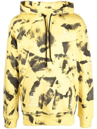 Mauna Kea Hoodie met abstracte print - Geel