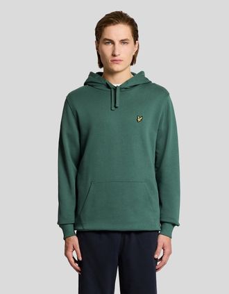 Lyle & Scott Lyle And Scott Mens Loopback Cotton Hoodie - Green - Size: 34