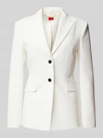HUGO BOSS Slim Fit Blazer mit Pattentaschen Modell Asmalla in Weiss, Gr&ouml;&szlig;e 32