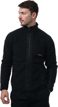 Timberland Heren Mix Media Sherpa Fleece Jas (Zwart)