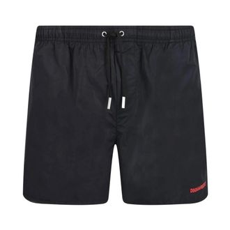Dsquared2 Beachwear, male, Black, M, Icon Logo Swim Shorts