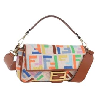 Fendi Pre-owned Zucca Canvas Shoulder Bag - - Pre-owned - Donna - Multicolore - ONE SIZE