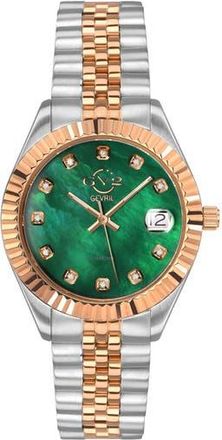 Gevril Group Womens Swiss Watch from the Naples Collection, 34mm in Two Tone Ss/rg at Nordstrom Rack