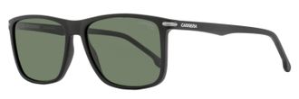 Carrera Mens Polarized Rectangular Sunglasses 298/S 003UC Matte Black 57mm