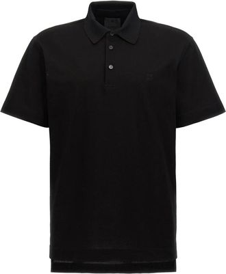 Givenchy Logo Embroidery Polo Shirt - Heren - Polos - Zwart - S - Katoen - Tops