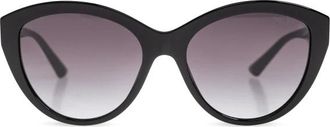 Jimmy Choo London Sunglasses, female, Black, Size: 55 MM Phantos Sunglasses