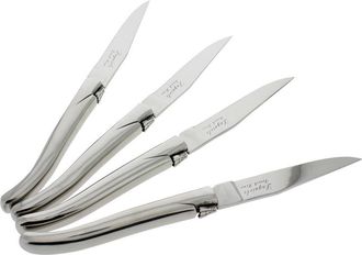 French Home Laguiole Connoisseur Stainless Steel Steak Knives - Set of 4 in Silver at Nordstrom Rack