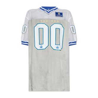 Off-white Mujer, Vestidos, Gris, Talla: S