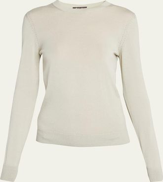 Loro Piana Long-Sleeve Cashmere Sweater