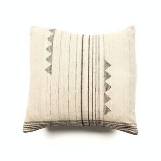 Studio Variously Kora Black Handloom Artisanal Pillow - Cover Only in Black/white at Nordstrom