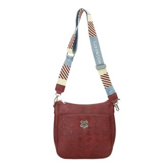 Bioworld Merch Womens Harry Potter Hogwarts Crest Crossbody Bag In Maroon