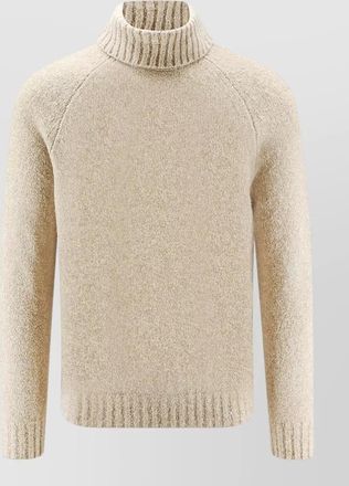 Brunello Cucinelli cashmere silk wool ribbed turtleneck sweater