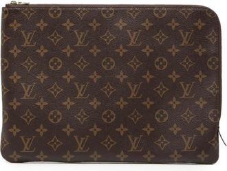 Louis Vuitton Brown Fuchsia Pvc Clutch Bag (Pre-Owned)