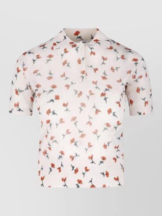 Jil Sander short-sleeve knitted top