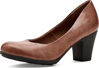 S&ouml;fft Naia Womens Shoes Dark Cognac : 9.5 B - Medium, Faux Leather