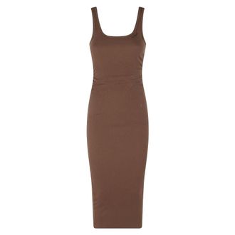 MC2 Saint Barth Midi Dresses, female, Brown, Size: XS Jennifer Dress