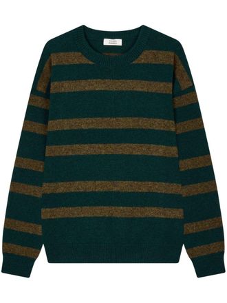 STUDIO TOMBOY striped sweater - women - Wool - M - Green