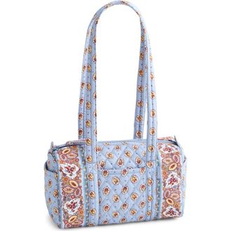 Vera Bradley Original Ditsy Floral Quilted Shoulder Bag in Blue Leaf at Nordstrom