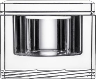 Kosta Boda Stripe Covered Box With Lid