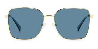 Polaroid PLD 4158/G/S/X Asian Fit OGA/C3 Womens Sunglasses Gold Size 58