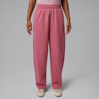 Nike Jordan Womens Jordan Brooklyn Wide-Leg Pants in Pink | IM7301-667