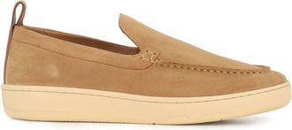 Lanvin Almond Toe Beige Slip-On Sandals
