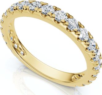 Pompeii3 84Ct Womens Diamond 3/4 Eternity Wedding Ring 14k Gold Lab Grown
