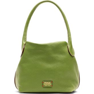 Frances Valentine Teeny Sweet Pea Leather Handbag in Fern at Nordstrom