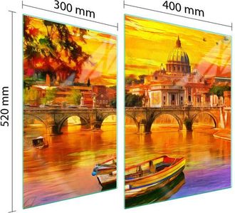 OEM Placa Protectora De Vidrio Para Estufa 70x52 Barco