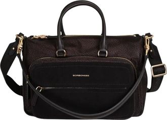 Borbonese B-Club Bauletto M - - Bags - Donna - Marrone - ONE SIZE