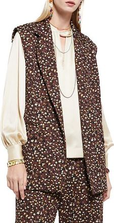 ottod'Ame Sleeveless Blazer in Brown at Nordstrom, Size 42 It