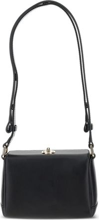 Plan C Borsa a spalla in pelle - Nero