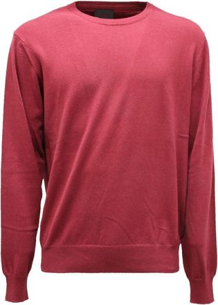Peuterey Exmoor Bordeaux Trui - Heren - Ronde hals truien - Rood - S - Wol - Truien & Vesten