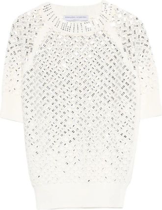 Ermanno Scervino Short Sleeve Sweater