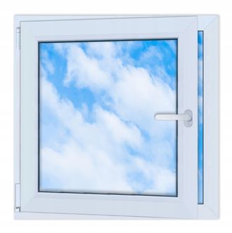 OEM Ventana De Pvc Blanca 80x80 Izquierda, Nueva 800x800 Mm Doble Acristalamiento Oscilobatiente Ru