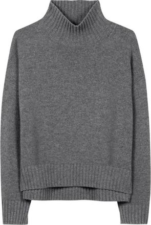 Luisa Cerano Turtleneck - Dames - Coltruien - Grijs - S - Wol - Truien & Vesten