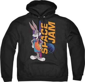 Gildan Space Jam 2 Bugs Standing Adult Pull Over Hoodie / Hooded Sweatshirt