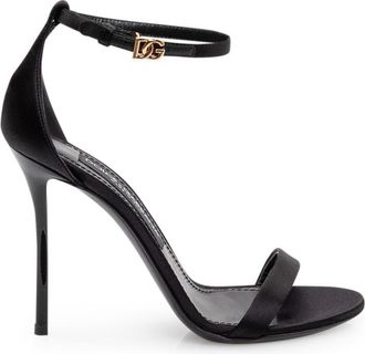 Dolce & Gabbana Black Ankle-strap Heels