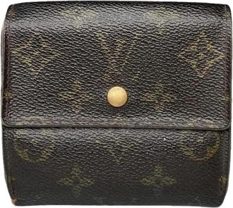 Louis Vuitton Pre-owned Leren Portemonnee - Dames - Vintage Accessoires - Bruin - ONE Size - Leer - Vintage