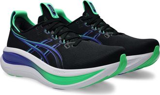 Asics GEL-NIMBUS 28 Running Shoe in Black/Cobalt Burst at Nordstrom, Size 10.5
