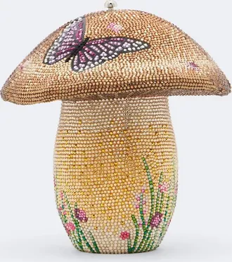 Judith Leiber Clutch Mushroom Bella con cristales