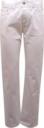 Mauro Grifoni Denim Broek Gorki Model Made in Italy - Heren - Regular Fit Jeans - Wit - W30 - Denim - Jeans