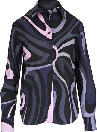 Pucci Top con stampa - Nero