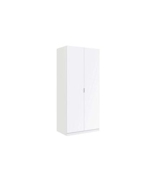 F.R.S. Armario Ropero Herro 2 Puertas Acabado Blanco 180 Cm(alto)81 Cm(ancho)52 Cm(largo)