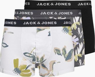 Jack & Jones Jack & Jones Mens Abstract Trunks - Grey - Size: 32/33/32