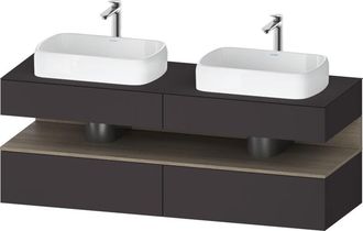Duravit Qatego Consola Mueble Bajo Lavabo, 2 Extensiones, 2 - Duravit