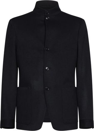 Ermenegildo Zegna Blazer - Heren - Blazers - Blauw - XL - Kasjmier - Jassen