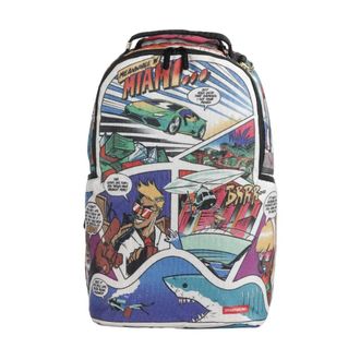 Sprayground Backpacks, male, Multicolor, Size: ONE SIZE 305 Retro Comic Dlxr Backpack